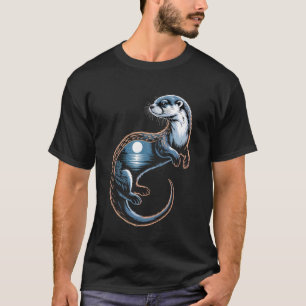 Camiseta Lontra Marinha Mercadoria Criatura Lontras Coisas 