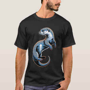 Camiseta Lontra Marinha Mercadoria Criatura Lontras Coisas 