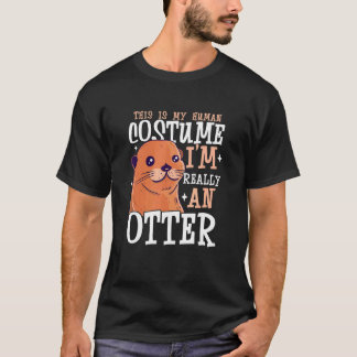 Camiseta Lontra   Para Lontra Marinha Furão Peixe Lontra An