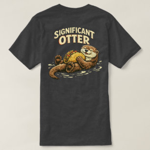 Camiseta “Lontra significativa” Design relaxante