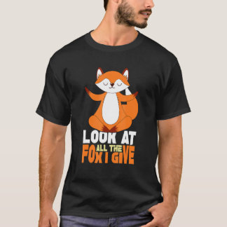 Camiseta Look At The Fox I Give Fox Couple Outfit Fox
