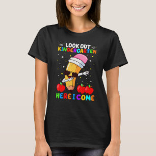 Camiseta Look Out Kindergarten Here I Come Back To School P