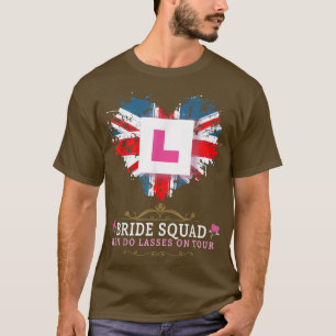 Camiseta Looks de Hen Do combinando para mulheres e grupo d