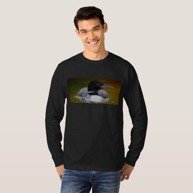 Camiseta Loon and Owl Mens Longsleeve T (Frente Completa)