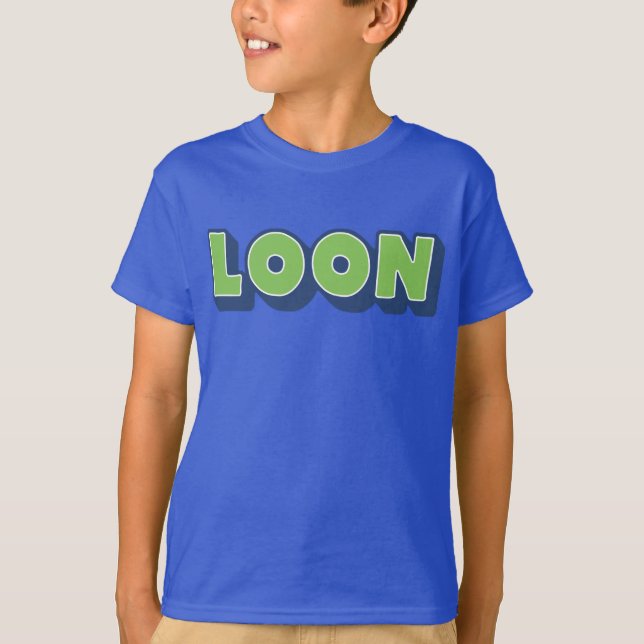 Camiseta Loon, Dialeto Doric, Boy, Scottish (Frente)