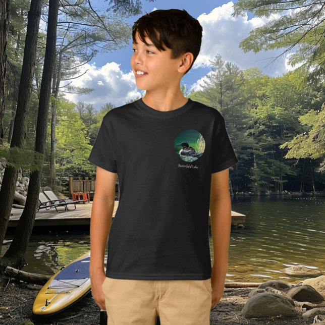 Camiseta Loon Family Butterfield Lake (Criador carregado)