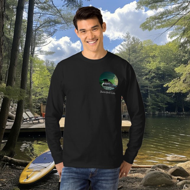 Camiseta Loon Family Butterfield Lake (Criador carregado)