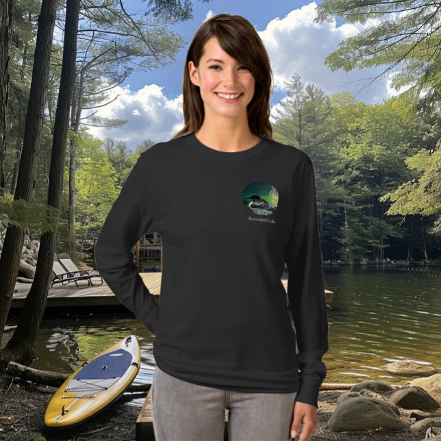 Camiseta Loon Family Butterfield Lake  (Criador carregado)