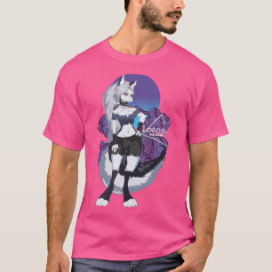 Camiseta Loona Garota Gótica Retro Hazbin Hotel Helluva Bos