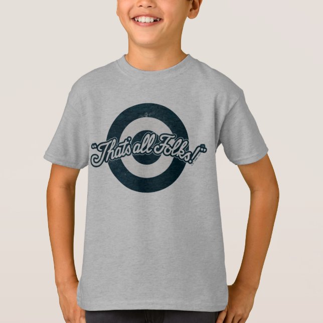 Camiseta LOONEY TUNES™ "É TUDO, PESSOAL!™" vintage (Frente)