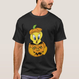 Camiseta Looney Tunes Halloween Tweety Bird Abóbora 