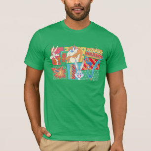 Camiseta LOONEY TUNES™   Padrão de Feliz Natal