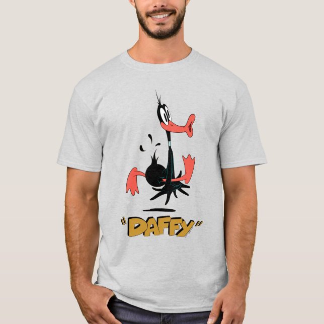 Camiseta LOONEY TUNES™ - Raios Retroativos| DAFFY DUCK™ (Frente)