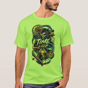 Camiseta Loop de Tempo – Arte Surreal de Viagem no Tempo Có