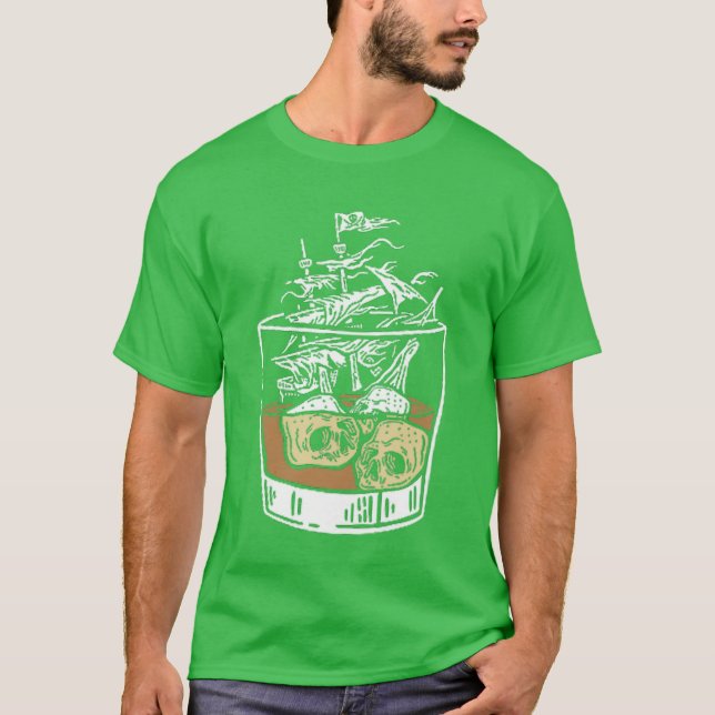 Camiseta loose lips sink ships funny (Frente)