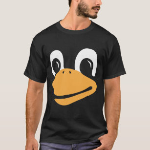 Camiseta Lord and Saviour Tux Penguin Linux Mascot Face