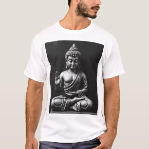 Camiseta Lord Buddha - Retrato de Arte Carvões