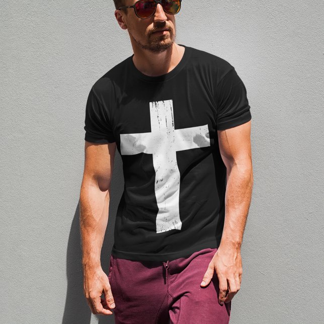 Camiseta Lord Cristo Cross (Men in Sunglasses posing in cross symbol t-shirt)