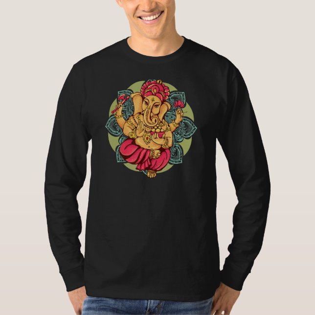 Camiseta Lord Ganesh Hindu Deus (Frente)