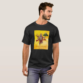 Camiseta Lord Hanuman Voando Levantando Montanha