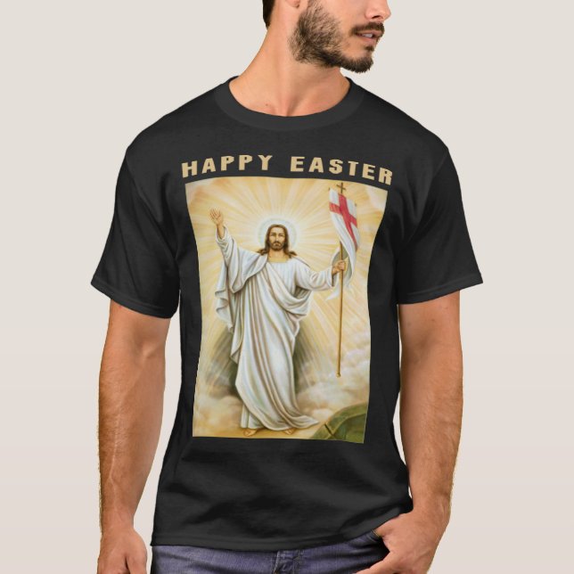 Camiseta Lord Jesus Christ is Risen  Resurrection of Jesus  (Frente)