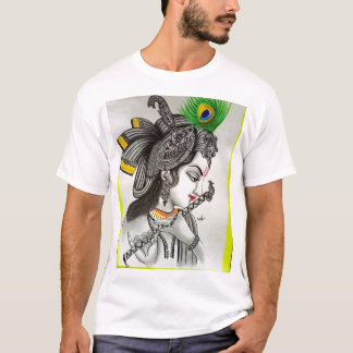 Camiseta Lord Krishna desenhando t-shirt para homens