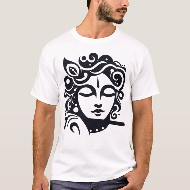 Camiseta Lord Krishna Face v2 (Frente)