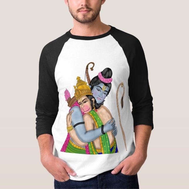 Camiseta Lord Rama & Hanuman  (Frente)