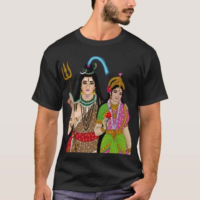 Camiseta Lord Shiv Parvati T-Shirt (Frente)