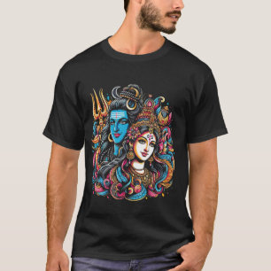 Camiseta Lord Shiva Durga Hindu Deus Mahadeva Goddess