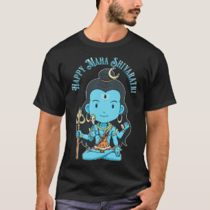 Camiseta Lord Shiva em Lotus Pose