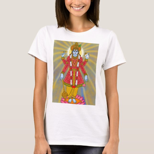 Camiseta Lord Vishnu T-Shirt | Divine Casual Wear | Spiritu (Frente)