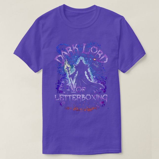 Camiseta Lorde Escuro De Letterboxing (Frente do Design)