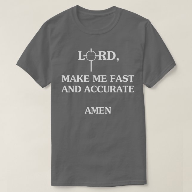 Camiseta Lorde Me Torne Rápido E Exato Amém (Frente do Design)