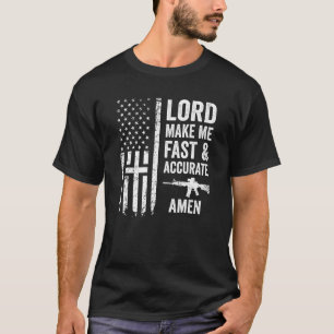 Camiseta Lorde Me Torne Rápido E Preciso - Oração De Arma P