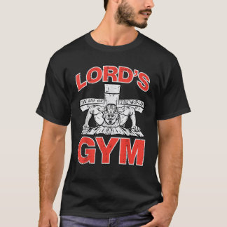Camiseta Lordes Gym Jesus Empurra Malhação de Trabalho Cris