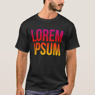 Camiseta Lorem Ipsum Legal Texto Sem Razão Citação