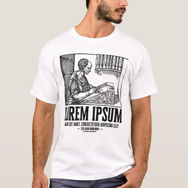 Camiseta Lorem Ipsum Philosopher (Frente)