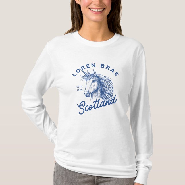 Camiseta Loren Brae Unicorn (Frente)