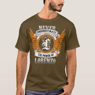 Camiseta Lorenzo Name Shirt Nunca Subestime O Poder