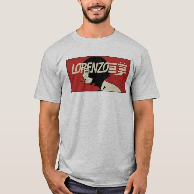 Camiseta LORENZO : Tokyo Noir (Frente)