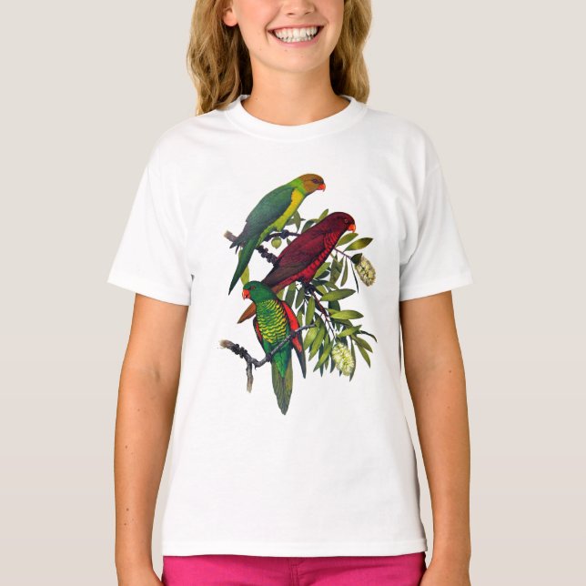 Camiseta Lories e lorikeets (Frente)
