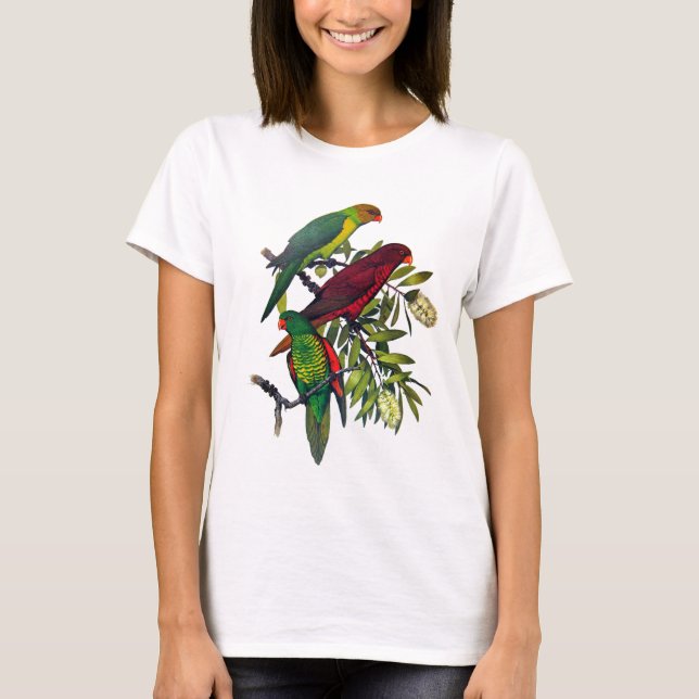 Camiseta Lories e lorikeets (Frente)