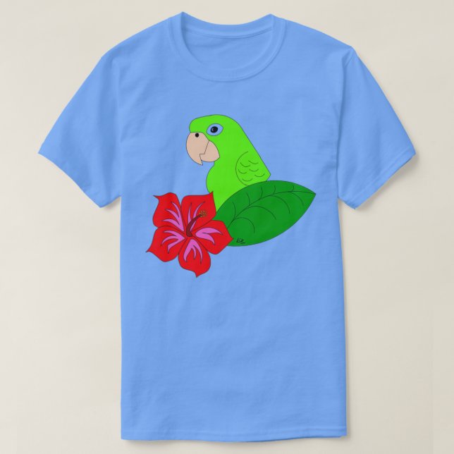 Camiseta Lorikeet tropical (Frente do Design)