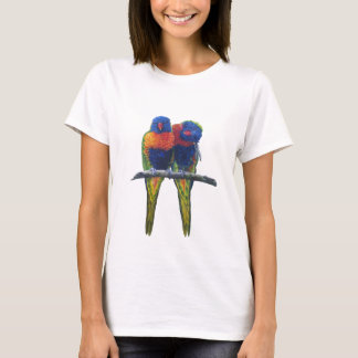 Camiseta Lorikeets do arco-íris