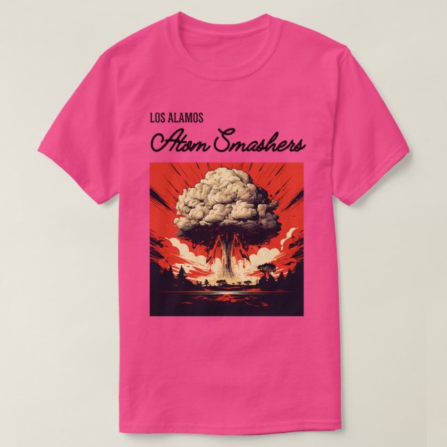 Camiseta Los Alamos Atom Smashers (Frente do Design)