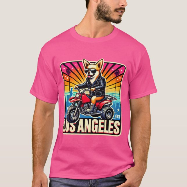 CAMISETA LOS ANGELES-ATV RIDER 2 (Frente)