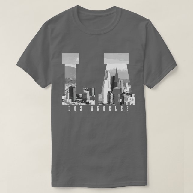 Camiseta Los Angeles Baseball Skyline na Califórnia Player  (Frente do Design)