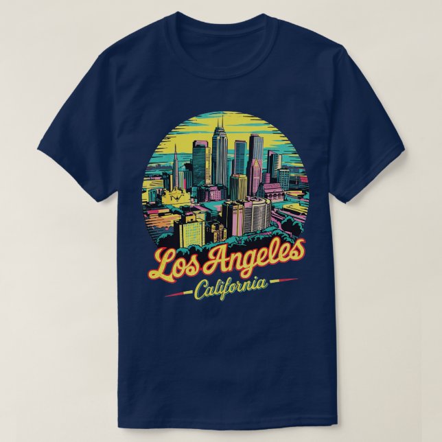 Camiseta Los Angeles california (Frente do Design)