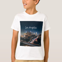 Los Angeles California City Skyline à noite